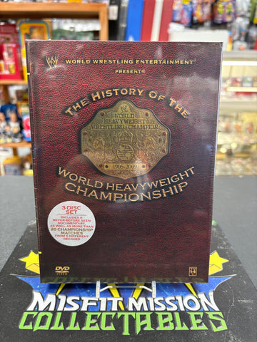 WWE The History of The World Heavyweight Championship DVD 3 Disc Set (New)