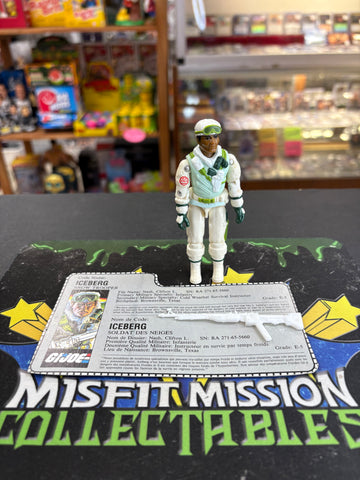Vintage Hasbro 1986 GI Joe Iceberg Complete