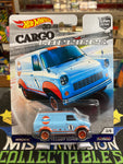 2017 Hot Wheels Cargo Carriers Real Riders Ford Transit Super Van (New)