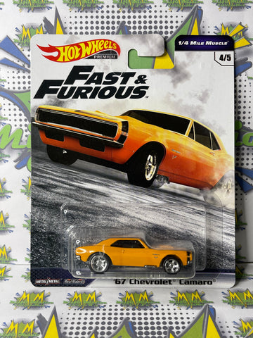 2018 Hot Wheels Premium 1967 Chevrolet Camaro Car Real Riders Metal (New)