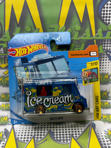 2018 Hot Wheels HW Art Cars Quick Bite Ice Cream Truck (New)