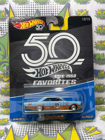 2018 Hot Wheels 50 Favourites Big Deal 1965 Ford Galaxie Real Riders Metal (New)