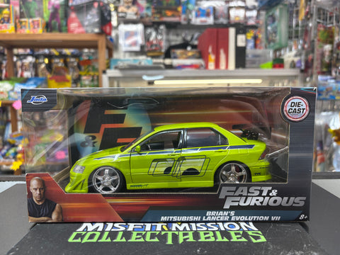 2023 Jada Toys Fast & Furious Brian’s Mitsubishi Lancer Evolution VII (New)