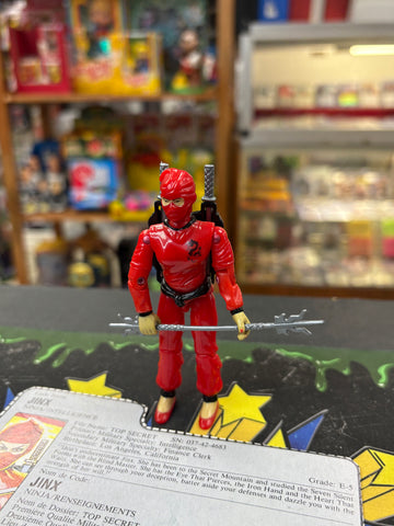 Vintage Hasbro 1987 GI Joe Jinx Figure Complete