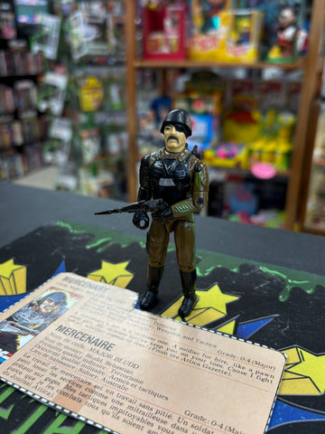 Vintage Hasbro 1983 GI Joe Mercenary Major Bludd Figure Complete