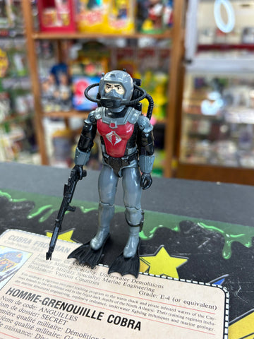 Vintage Hasbro 1985 GI Joe Eels Figure Complete