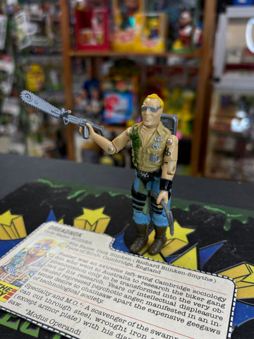 Vintage Hasbro 1984 GI Joe Dreadnok Buzzer Figure Complete