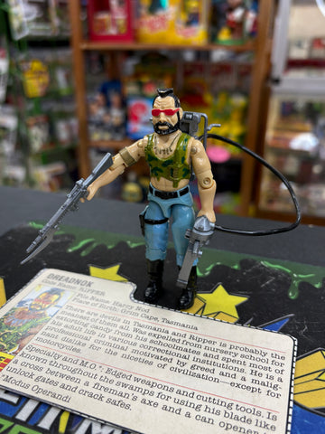 Vintage Hasbro 1984 GI Joe Dreadnok Ripper Figure Complete