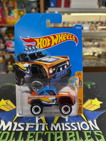 2015 Hot Wheels Surf’s Up Custom Ford Bronco Car (New)