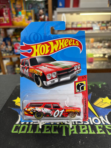 2017 Hot Wheels HW Daredevils ‘70 Chevelle SS Wagon Car (New)