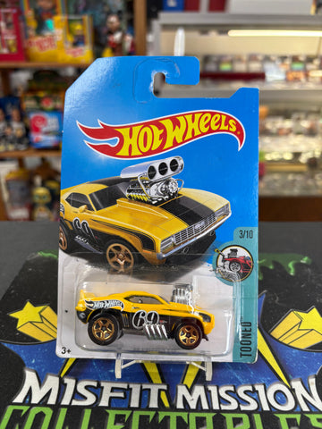 2015 Hot Wheels Tooned ‘69 Camaro Z28 Car (New)