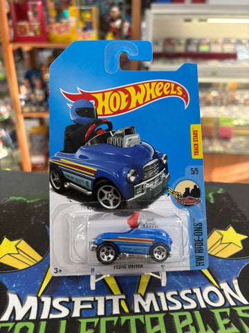 2015 Hot Wheels HW Ride Ons Pedal Drive Blue Car (New)