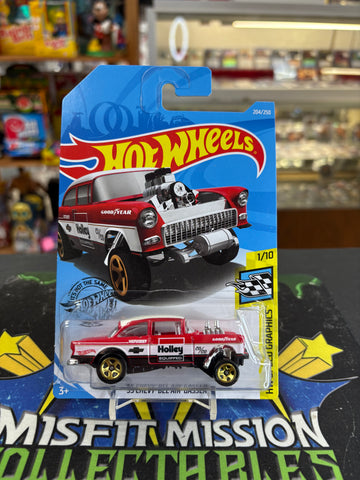 2018 Hot Wheels HW Speed Graphics Holley ‘55 Chevy Bel Air Gasser Car (New)