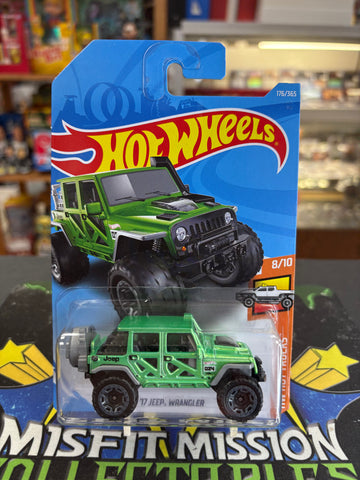 2017 Hot Wheels HW Hot Trucks ‘17 Jeep Wrangler Truck (New)