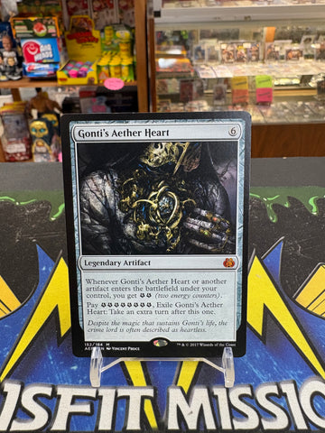 MTG Magic the Gathering: Mythic Rare Artifact Creature Gonti’s Aether Heart Card