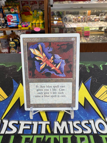MTG Magic the Gathering: Artifact Crystal Rod Card