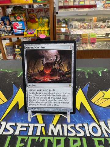MTG Magic the Gathering: Rare Artifact Omen Machine Card