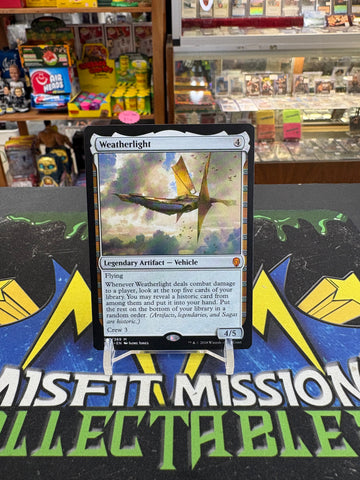 MTG Magic the Gathering: Mythic Rare Artifact Vehicle Weatherlight Card
