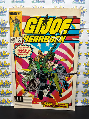 1986 Marvel Comics GI Joe Yearbook #2 Comic Book