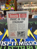 Vintage 1988 Dinosaurs Attacks Trading Card Time Panic in the Stadium #12