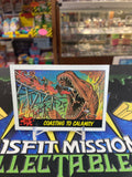 Vintage 1988 Dinosaurs Attacks Trading Card Time Coasting to Calamity #26