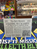 Vintage 1988 Dinosaurs Attacks Trading Card Time Coasting to Calamity #26