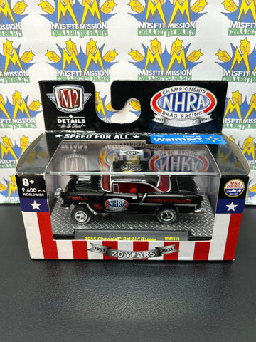 2021 M2 Machines Walmart Exclusive Speed For All 1955 Chevrolet Bel Air Gasser Car (New)