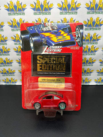 1994 Johnny Lightning Special Edition Red Volkswagen Concept One Beetle Car (New)