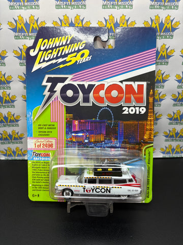 2019 Johnny Lightning 50 Years Toycon 2019 Exclusive Ecto-1 1959 Cadillac Eldorado Car (New)
