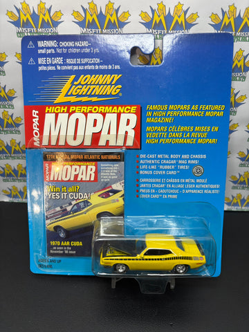 2000 Johnny Lightning High Performance Mopar 1970 Aar Cuda Car (New)