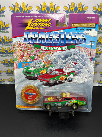 1996 Johnny Lightning Holiday ‘96 Dragsters Nitro Santa Car (New)