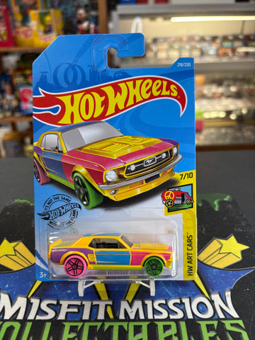 2018 Hot Wheels HW Art Cars ‘67 Ford Mustang Coupe Car (New)