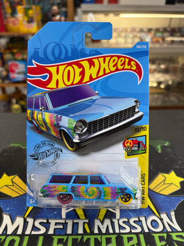 2018 Hot Wheels HW Art Cars ‘64 Chevy Nova Wagon Car (New)