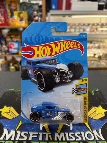 2017 Hot Wheels HW Legends of Speed Bone Shaker Blue Car (New)