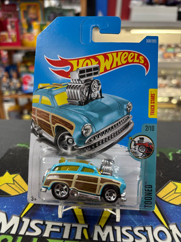 2015 Hot Wheels Tooned Surf N Turf Teal Car (New)