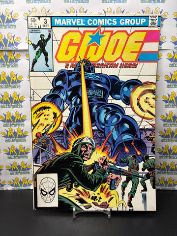 1982 Marvel Comics GI Joe Real American Hero #3 Comic Book