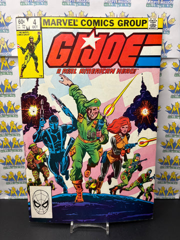 1982 Marvel Comics GI Joe Real American Hero #4 Comic Book