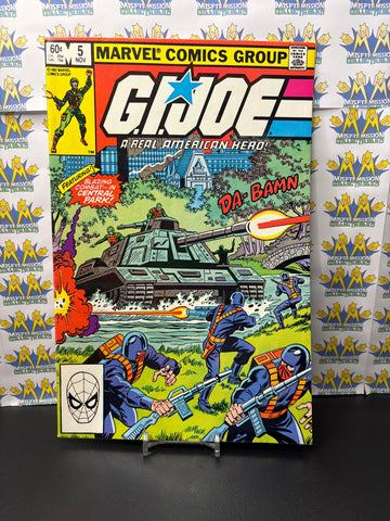 1982 Marvel Comics GI Joe Real American Hero #5 Comic Book
