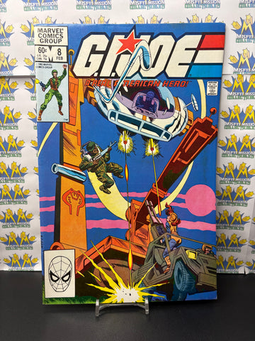1982 Marvel Comics GI Joe Real American Hero #8 Comic Book