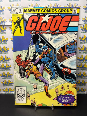1982 Marvel Comics GI Joe Real American Hero #9 Comic Book