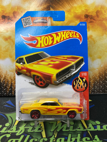 2015 Hot Wheels HW Flames ‘69 Dodge Charger (New)