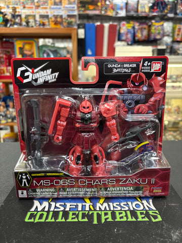 Bandai Gundam Infinity Series MS-06S Char’s Zaku II Figure (New)