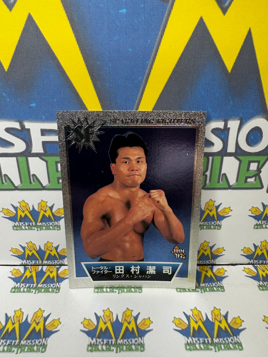 1997 BBM Sparkling Fighters Fighting Network Rings Kiyoshi Tamura SF-4 ...