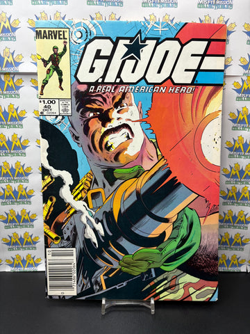 1985 Marvel Comics GI Joe Real American Hero #40 Comic Book