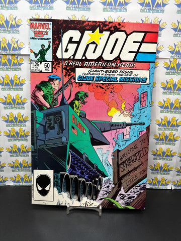 1986 Marvel Comics GI Joe Real American Hero #50 Comic Book