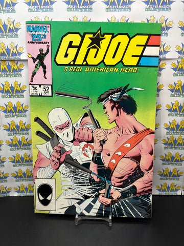 1986 Marvel Comics GI Joe Real American Hero #52 Comic Book