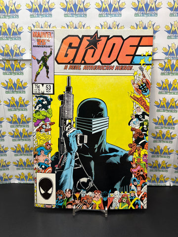 1986 Marvel Comics GI Joe Real American Hero #53 Comic Book