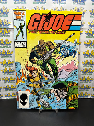 1987 Marvel Comics GI Joe Real American Hero #56 Comic Book