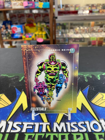Impel Marvel Comics 1992 Marvel Universe Cosmic Beings Celestials #156 Trading Card