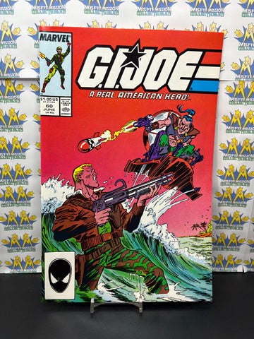 1987 Marvel Comics GI Joe Real American Hero #60 Comic Book